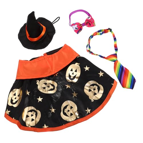 3 Sätze Haustier-umhang Kätzchen-Foto-Requisite Dekorative Katzenkrawatte Halloween-dekor Hund Halloween-umhang Weihnachtsmann-umhang Urlaubskatze Verkleidet Katzenfliege Polyester HANABASS von HANABASS