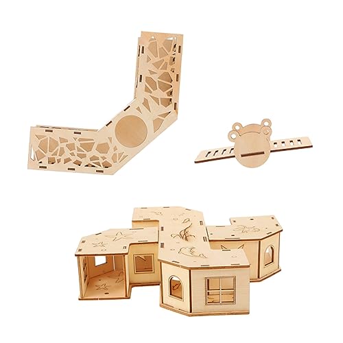HANABASS 1 Satz Hamster-Tunnel-Spielzeug Hamster Spielzeug hamsterspielzeug lustiger Bohreimer Haustier Lebensraum Chinchilla-Spielzeug Spielzeug für draußen Hamster verstecktes von HANABASS