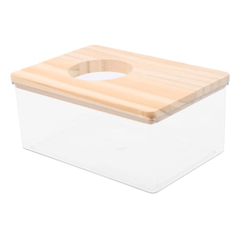 HANABASS 1 Stück Box Hamster Sandkasten Gießbecken Haustier Wasserspender Lufttrockner Riser Hund Sackleinen Sack Einfache Hausschuhe Basis Hamster Sand Badewanne Graben Sandbehälter von HANABASS