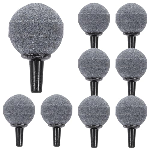 HANABASS 10 Packs Sprudelstein FüR Aquarium, Diffusor, Leiser BelüFter FüR Aquarien Sprudelstein FüR Luftpumpe, Aquarium, Eimer, Kleiner Teich (20mm x von HANABASS