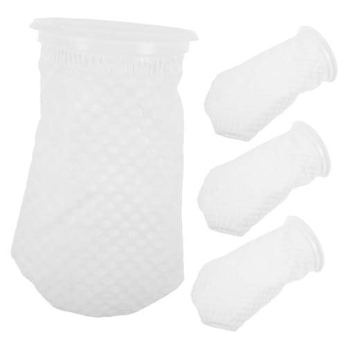 HANABASS 16 STK Filtersocken für Aquarien Filter für Aquarium Filterwerkzeug für Aquarien Aquariumfilter wasserreiniger hauswasserfilter Siebe Filter für Aquarien Salzwasserfilter pp Weiß von HANABASS