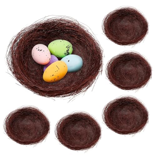 HANABASS 160 STK Simuliertes Vogelnest osterpresente Easter Presents Terrarium Dekoration selber Machen Vogelnest basteln Wohnkultur vogelhaus Vogelnester simulieren Vogelnest-Ornamente von HANABASS