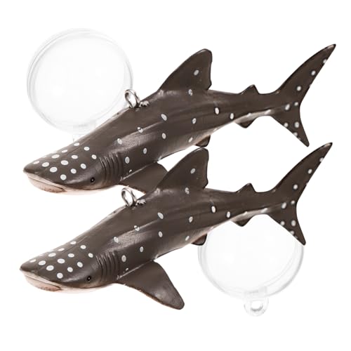 HANABASS Hai-Figuren Mit Schwimmenden 2 Sets Tier Fisch Tank Schwimmende Aquarium Dekorationen Für Heim Aquarium von HANABASS