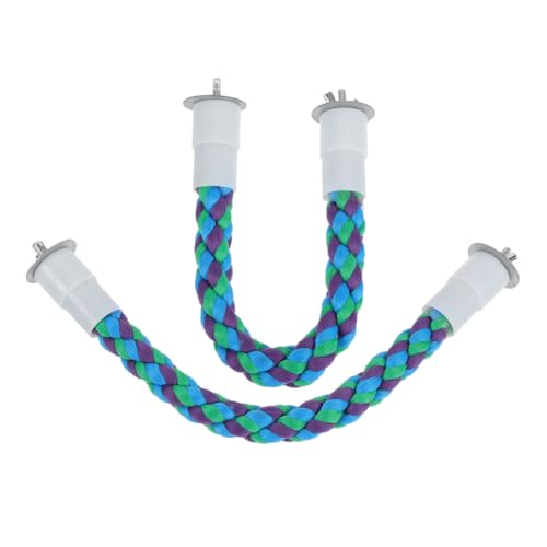 HANABASS 2 Stück Papageien Kletterspielzeug Hängeseil Vogel Kletterschaukel Papageien Kauspielzeug Papageienseil Papageienspielzeug Seil Sitzstangen Für Vogelkäfige HANABASS 2 Stück Papageien Kletterspielzeug Hängeseil Vogel Kletterschaukel Papageien Kauspielzeug Papageienseil Papageienspielzeug Seil Sitzstangen Für Vogelkäfige von HANABASS