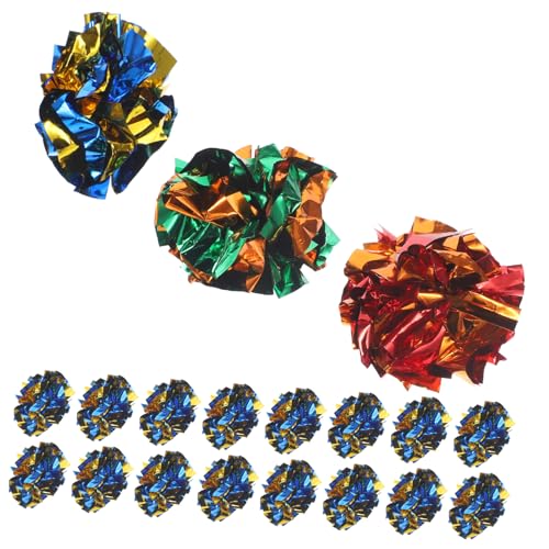 HANABASS 20 Stück Teiliges Katzen Krinkle Ball Bunte Langlebige und Sichere Spielbälle Selbstbeschäftigendes Katzenspielzeug zur Mentalen und Physischen Stimulation Fördert Zufällige Farbe HANABASS 20 Stück Teiliges Katzen Krinkle Ball Bunte Langlebige und Sichere Spielbälle Selbstbeschäftigendes Katzenspielzeug zur Mentalen und Physischen Stimulation Fördert Zufällige Farbe von HANABASS