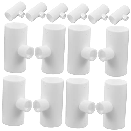 HANABASS 20pcs Hühnerwasserer -t -Ship Water Pipes Geflügel Wasserlaste T -shähnchen Hähnchenwassertrinkerteile Teile von HANABASS