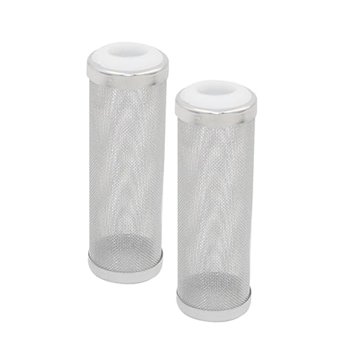 HANABASS 2St Filtereinlassschutz Replacement Filter ersatzfilter Fisch Tank Sieb Aquarienfilterschutz Aquarium Zubehör für Aquarien Filtermaschen-Einlassgehäuse Filtereinlassabdeckung Weiß von HANABASS