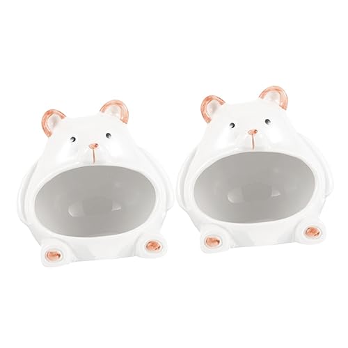 HANABASS 2St Hamster Nest aus Keramik Hamster-Keramik-Nest Hamster versteck Hamster Keramik Versteckhöhle Hamster Keramik Schlafhäuschen Hamsterhütte Schweine Hamsterspielplatz Hamsterkäfig von HANABASS