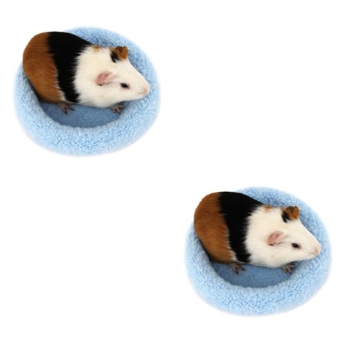 HANABASS 2St Hamsterkissen hamsterbett Hamster Bed Pet Cushion Pet mat warme Matten für kleine Haustiere Futter für Meerschweinchen Hamsterhausmatte Guinea-Bett Hamster-Pad-Bett Hamster Pad von HANABASS