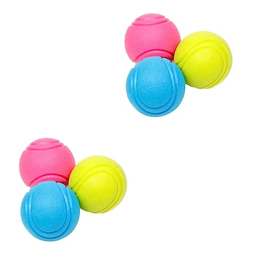 HANABASS 2St Kauspielzeug für Hunde interaktives Spielzeug knete Spielzeug Hunde spielsachen chew Toy kaubälle für Hunde Interaktives Hundespielzeug Spielzeuge Haustier-Tennisball zum Kauen von HANABASS