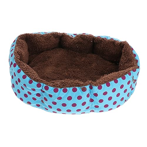 HANABASS 2St Plüschbett für Haustiere haustierbett pet Bed katzenkissen Haustierhaus Hunde Liege Haustier Plüschhaus Haustier warmes Plüsch Hundehütte Bett hundesofa hundehaus Bett von HANABASS