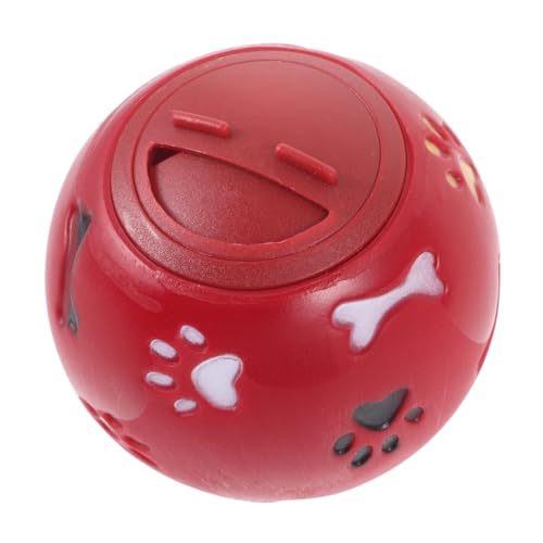 HANABASS 2St undichtes Lebensmittelspielzeug Interactive Dog Toys Dog chew Toy Hunde Denkspielzeug Leckerli-Ball für Tiernahrung Auslaufen von Haustieren Spielzeuge Trainingsmaterial rot von HANABASS