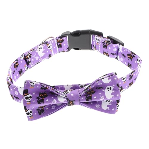 HANABASS Katzen Kragen 3 Stück Halloween Halloween Haustierbedarf Halloween Katzenhalsband Haustier Bowknot Halloween Kätzchen Bowknot Bezauberndes Halskrausen Für Katzen von HANABASS