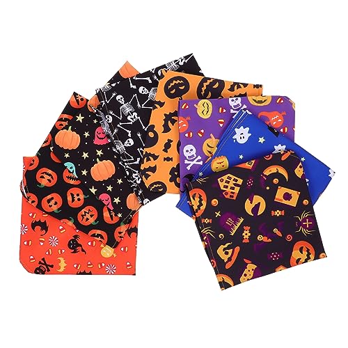 HANABASS 32 STK Halloween-Dreiecksschal Kürbis-Hundebandanas Halloween-Dekor Geburtstagsgeschenke für Haustiere Dog Bandana Hundehalstücher Katze-Halloween-Schal Kätzchen Bandanas Polyester von HANABASS