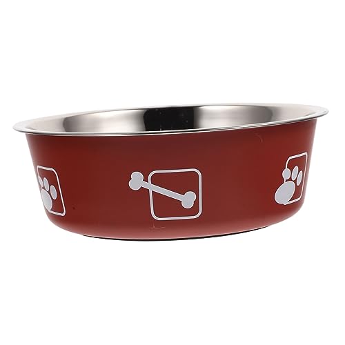 HANABASS 3St Edelstahlschüssel für Haustiere hundefutterspender Hundenäpfe mittelgroßer Hund pet Feeder pet Water Bowl Behälter für Hundefutter Rutschfester Welpennapf Rostfreier Stahl von HANABASS