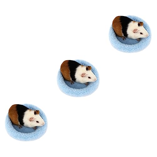 HANABASS 3st Hamster-pad-Bett Hamsterbett Warm Guinea-Bett Hamsterkissen Meerschweinchen Bett Haustierdecke Hamsterbetten Futter Für Meerschweinchen Wärmekissen Für Haustiere Igel Bett von HANABASS