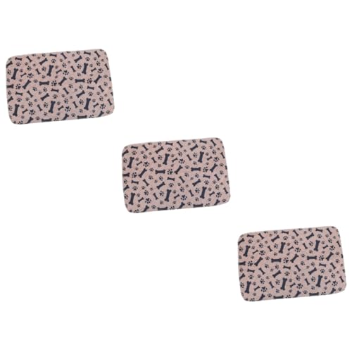 HANABASS 3st Pet Pinkelmatte Pinkelmatten Für Hunde Hamster-PIPI-pad Hundepipipads Groß Wiederverwendbare Hundepipipads Waschbar Waschbare Hundepipipads Windelmatte Hunde-PIPI-Pads Stoff von HANABASS