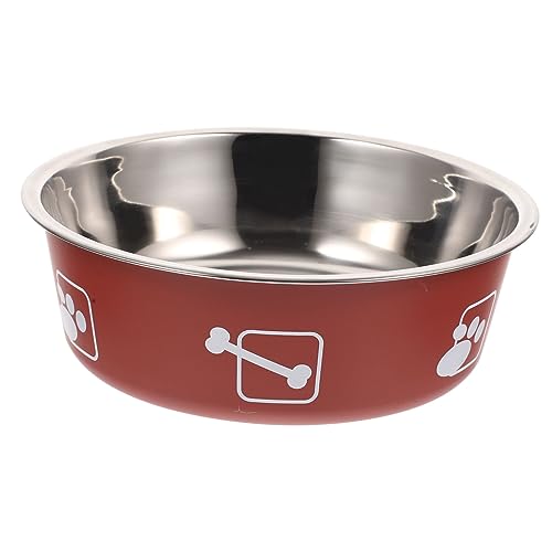 HANABASS 4 Stück Edelstahlschüssel für Haustiere Wassernapf für Katzen Hund wassernapf pet Feeder pet Water Bowl Hundenapf für den Haushalt Futterspender für Welpen Rostfreier Stahl von HANABASS