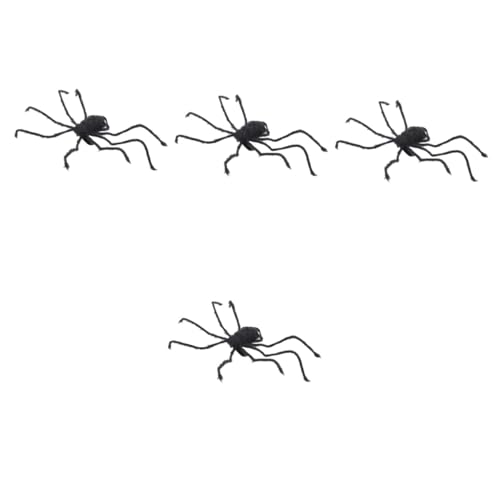 HANABASS 4 Stück Haustier Spinne Dekoration Cosplay-Kostüm Haustier Hund Spinne Kostüm Halloween Costume Halloween Kleidung dekoratives Spinnenkostüm Halloween Spinne Haustierkostüm Plüsch von HANABASS