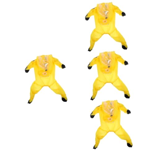 HANABASS 4 Stück Hund Regenmantel Hunderegenmäntel für kleine Hunde Regenjacke für Hunde wasserdichter hundemantel Hunde Regenmantel Regenmäntel für Hunde Hunderegenmantel Polyester-TAFT von HANABASS