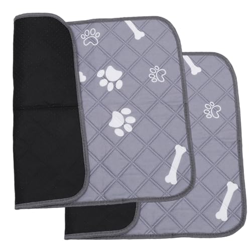 HANABASS 4 Stück Hunde-Wickel Polster waschbare pinkelpads für Hunde Wiederverwendbare PIPI-Pads für Hunde Hundeurinmatten Hundematte kleine Hunde-PIPI-Pads Urinmatte für Hunde Polyester von HANABASS