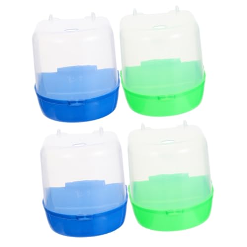 HANABASS 2sets Vogel Bad Cube Aufhänger Papagei Dusche Box Reusable Plastic Vogel Badewanne Für Käfig 2 Stücke * 2 von HANABASS