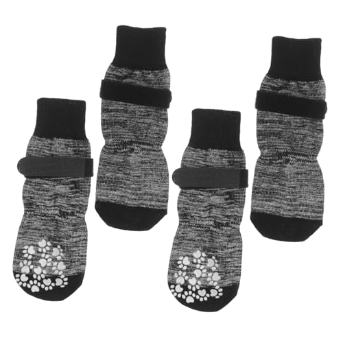 HANABASS 4 Stück Welpen-wintersocken, Dekorative Hundesocken, Baumwollsocken, Warme Winter-haustiersocken Zum Warmhalten (l) von HANABASS