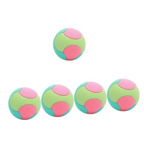 HANABASS 5St Hundespielzeugball interaktiver hundeball interaktives Spielzeug Dog Toy hundewelpen Spielzeug hundeschüssel Hundebälle aktiver rollender Ballhund Bälle für kleine Hunde Gummi von HANABASS