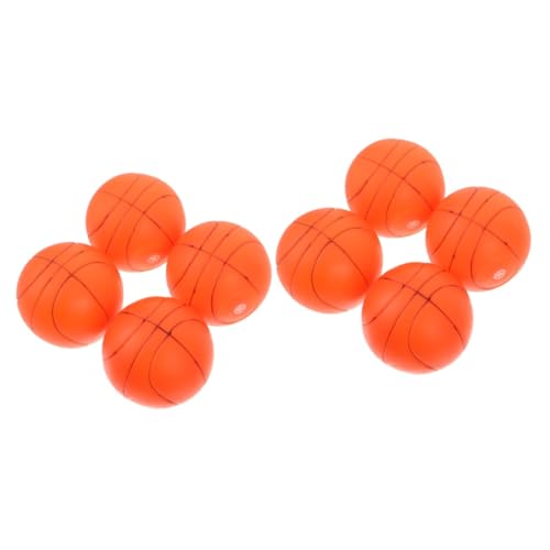 HANABASS 8 Stück Hundespielzeug Ball Interaktives Welpenspielzeug Quietschendes Welpenspielzeug Kauspielzeug Für Den Haushalt Quietschender Basketballball Trainingsspielzeug Für von HANABASS