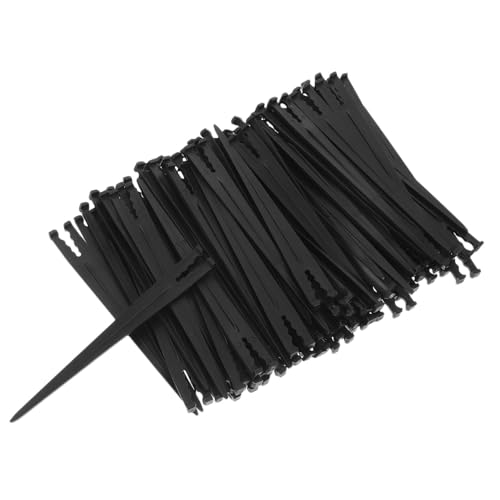 HANABASS 80st Bewässerungstropfhalterung Gartenpfähle Stützpfähle Für Den Garten Einsätze Für Weihnachtsbeleuchtung Schlauch Schlauch Pflock Bewässerungstropfstange Erdspieß Black Plastik von HANABASS