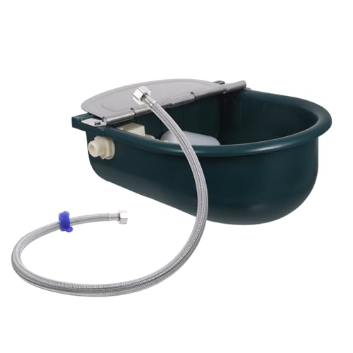 HANABASS Automatischer Wassernapf für Pferde und Rinder mit Schwimmerventil Kunststoff Tränke mit Edelstahl Schlauch Wassersparend Überlaufsicher Vielseitig für Stall und Weide HANABASS Automatischer Wassernapf für Pferde und Rinder mit Schwimmerventil Kunststoff Tränke mit Edelstahl Schlauch Wassersparend Überlaufsicher Vielseitig für Stall und Weide von HANABASS