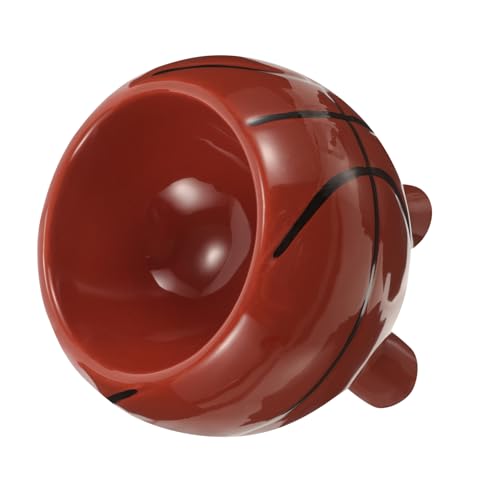 HANABASS Hundenapf Katzennapf-Set Keramik-futternapf Für Haustiere Einfaches Robustes Basketball-Design Für Futter Wasser Tierbedarf Welpenfutter von HANABASS