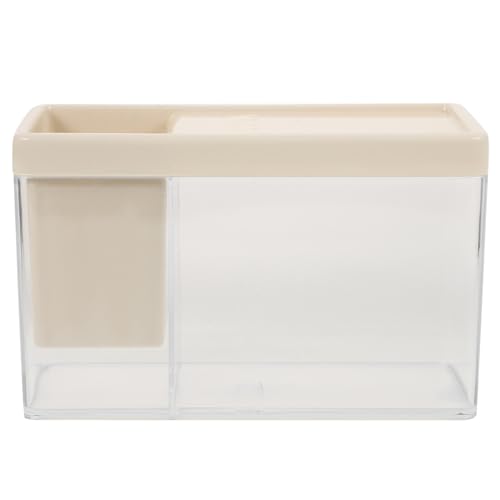 HANABASS Kleines Betta-Aquarium Mini-Aquarium Rechteckiges Aquarium Transparentes Fischglas -Aquarium Pflanzen Blumenbehälter Für Algenbällchen Mini-Schildkrötenqualle von HANABASS