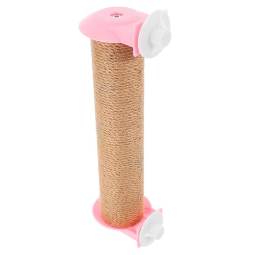 HANABASS Kratzbaum Für Katzen Zubehörteile Für Katzenkratzer Kratzbäume Für Erwachsene Wohnungskatzen Kitten-Essentials Für Hauskätzchen Kitten-beiß Für Wohnungskatzen Jute Rosa von HANABASS