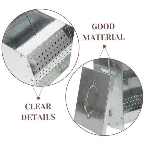 HANABASS Metall-futternapf mit Magnetischem Deckel und Doppelhaken Robuster Heufutterspender für Kaninchen Frettchen Geflügel und Kleine Tiere für Käfige und Hühnerställe HANABASS Metall-futternapf mit Magnetischem Deckel und Doppelhaken Robuster Heufutterspender für Kaninchen Frettchen Geflügel und Kleine Tiere für Käfige und Hühnerställe von HANABASS