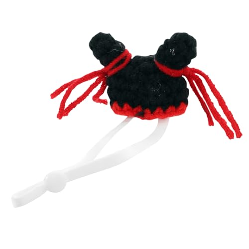 HANABASS Mini-strickmütze, Dekorative Kleintiermütze, Halloween-kleidungszubehör Für Eidechsen, Hamster, Bartagamen von HANABASS