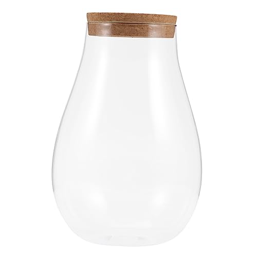 HANABASS Moos-Öko-Flasche Pflanze Terrarium Glas Pflanzgefäße für Zimmerpflanzen Landschaft Terrarium Fisch Mini Mikrolandschaftsdekor Querformat Glasflasche Terrarium mit Deckel hölzern HANABASS Moos-Öko-Flasche Pflanze Terrarium Glas Pflanzgefäße für Zimmerpflanzen Landschaft Terrarium Fisch Mini Mikrolandschaftsdekor Querformat Glasflasche Terrarium mit Deckel hölzern von HANABASS
