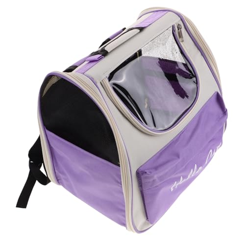 HANABASS Transparente Haustiertasche Haustier Tragetasche Haustier Rucksack Hunde Tragetasche Katzen Rucksack Seesäcke Für Reisen Reisetaschen Tragbare Haustier Tasche Welpen von HANABASS