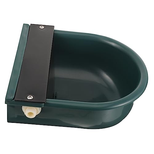 HANABASS hundenassfutter hundefutter Ziegentränke Trinkwasser für Kühe Automatische Tränke Küken füttern Hühnerfutter Outdoor-Wassernapf für Kuh Wasserbehälter für Vieh Plastik Dark Green von HANABASS