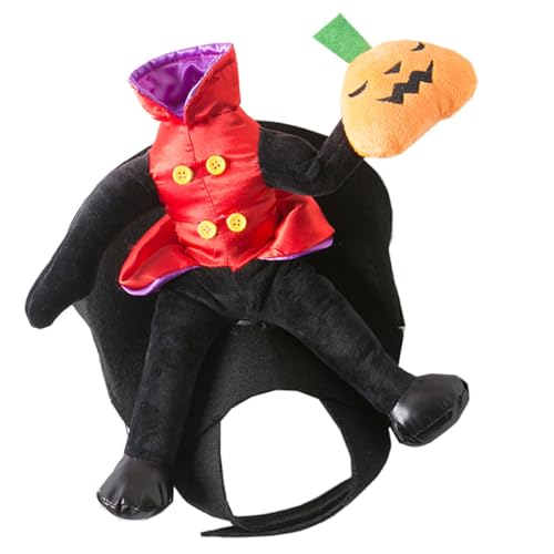 HANABASS Hund Halloween Kostüm Einzigartige Kürbis Reiten Haustier Kleidung Modische Halloween Pet Prop von HANABASS