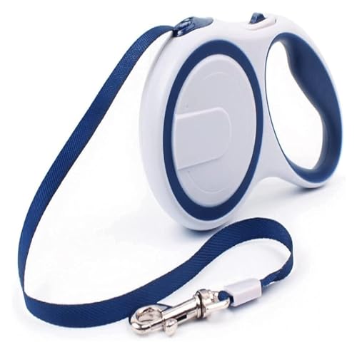 Ausziehbare Leine Für Hunde,Rollleine Hundeleine 5m,Leine Hundeleine Einziehbar,Hundeleine Für Hunde,Hundeleine Ausziehbar Mit Griff,Dog Leash, Verhedderungsfreie Ausziehbare Hundeleine (Color : Blue von HANFEN