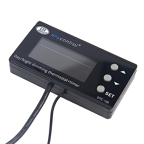 HANGKAI Digitaler Temperaturregler Temperaturregelung 0~50 ℃ Digitaler Thermostat Steckdose mit LCD Bildschirm Steckdosenthermostat für Gewächshaus,Aquarium Terrarium Reptilien von HANGKAI