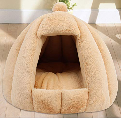 HANHAN DONUT Katzenhöhle Hundebett Höhle Deluxe Kuscheltier kleines Sofa Medium Weide Schlaf beruhigend Anti Angst Kauen personalisiertes Kissen orthopädische Matratze waschbar von HANHAN