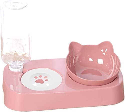 Tragbare Hunde-Wasserflasche, niedliche Katzenohren-Form, Futternapf + Wasserflasche, Heimtierbedarf, Hunde- und Katzenspender, Schüssel-Tränke-Set, Futternapf for Welpen, Kätzchen, Haustierprodukte von HAODUOO