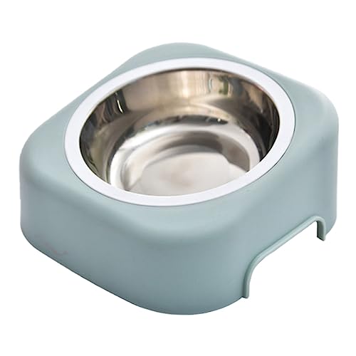 HAPINARY 1 Satz Anti-Kipp-Haustiernapf Hundefutter Schüssel anregend pet Water Bowl pet Supplies katzennäpfe Trinknapf für Haustiere Wasserfutterspender für Katzen Rostfreier Stahl Blue von HAPINARY