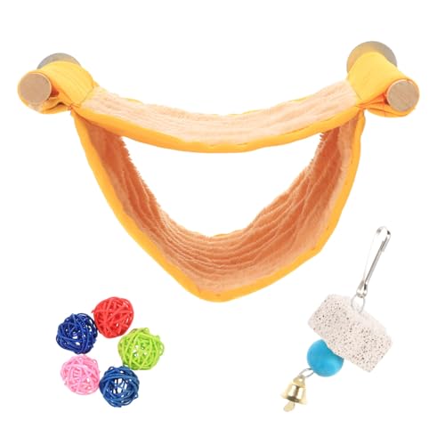 HAPINARY 1 Satz Haustier Hängematte haustierbett petbett vogelhäuser für draußen Bird Toys Vogelkäfig Sitzstangen Papageienbett für Käfig Haustier hängendes Bett Vogelnest Stoff von HAPINARY