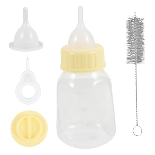 HAPINARY Haustier-Milchflaschen-Set 120 ml Welpen-Stillflasche für Kätzchen Hundeflasche Fütterungsflasche von HAPINARY