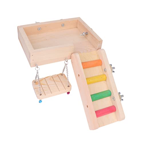 HAPINARY Niedliches Papagei-schaukelleiter-Spielzeug-Set Für Vögel Hamster Futtersuche-Spielzeug Sicherer Spaß Vogelfähigkeiten von HAPINARY