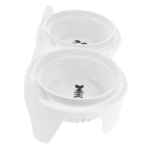 HAPINARY 1 Satz Katzennapf aus Keramik Katzenversorgung für den Innenbereich wiederverwendbarer Hundenapf pet Water Bowl pet Food Container Katzennäpfe Hundenäpfe Futternäpfe für Katzen von HAPINARY