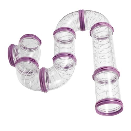 HAPINARY 1 Set DIY Hamsterkäfig Röhrentunnel Für Hamster Transparenter Externer Hamster Käfig Röhrenverbinder Ratten Transparenter Tunnel Hamsterkäfig Röhrenverbinder DIY von HAPINARY